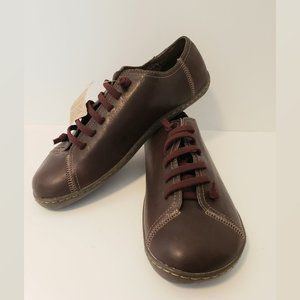 NEW Camper Peu Brown Leather Casual Low Top Shoes